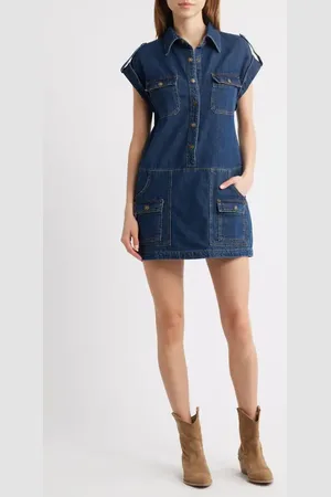 RE/DONE The Arizona Denim Dress in at Nordstrom, Size Medium