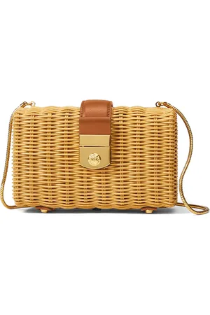 VERONICA BEARD Lock Rattan Box Clutch in at Nordstrom