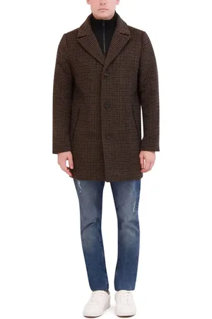 Kenneth Cole Textured Topcoat in at Nordstrom, Size Medium
