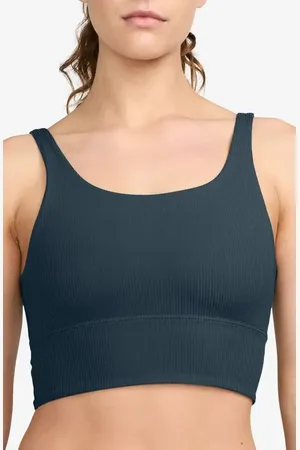 Nike Zenvy Rib Dri-FIT Longline Sports Bra in at Nordstrom, Size X-Small