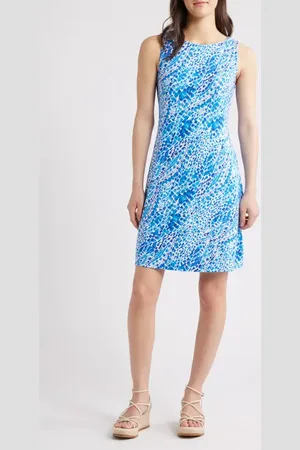 Tommy Bahama Darcy Abstract Print Sleeveless Dress in at Nordstrom, Size Small