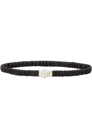 Sandro Elasticated leather belt in at Nordstrom, Size Large