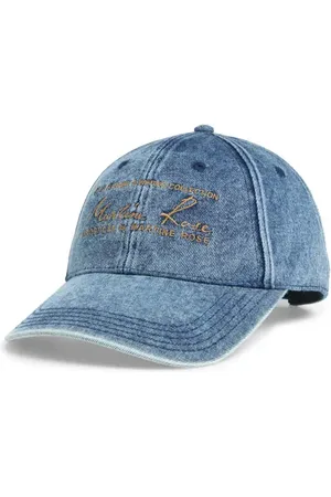 MARTINE ROSE Signature Embroidered Denim Baseball Cap in at Nordstrom