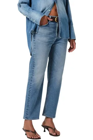 Citizens of Humanity Delfina High Waist Ankle Straight Leg Jeans in at Nordstrom, Size 26