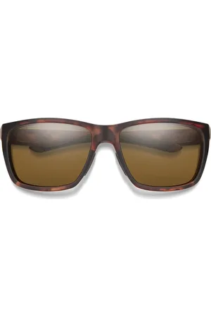 Smith Longfin 57mm ChromaPop??? Polarized Square Sunglasses in Tortoise /Chromapop Brown at Nordstrom