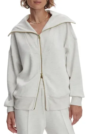 Varley Halley DoubleSoft?? Zip-Up Sweatshirt in at Nordstrom, Size Xx-Small