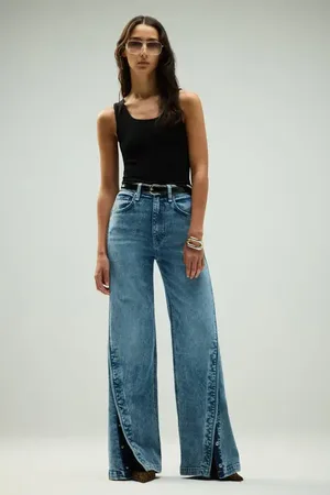 Hudson James High-Rise Wide Leg W/ Forward Seam in at Nordstrom, Size 23
