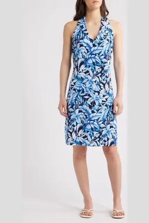 Tommy Bahama Sandy Flora Fresco Sleeveless Minidress in at Nordstrom, Size Small