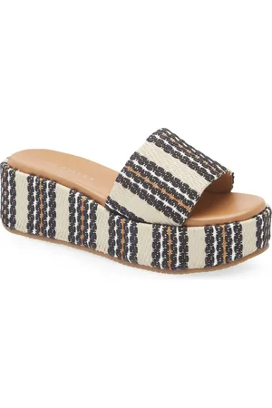 MARC FISHER Daylin Platform Wedge Slide Sandal in at Nordstrom, Size 6.5