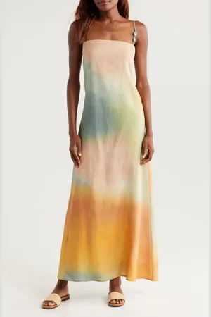 Staud Laura Stretch Cotton Maxi Dress in at Nordstrom, Size Small