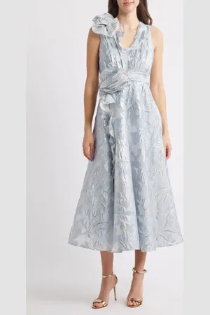 Tahari ASL Floral Burnout Cocktail Dress in at Nordstrom, Size 16