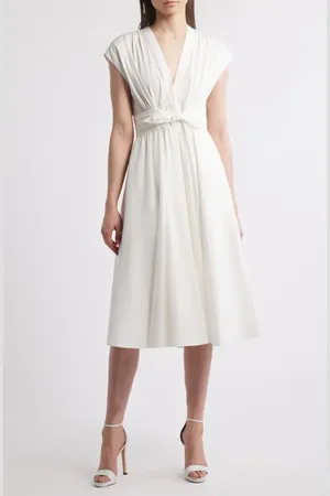 Kobi Halperin Tie Waist Midi Dress in at Nordstrom, Size Medium