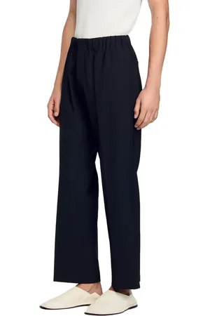 Sandro Wide-leg trousers in at Nordstrom, Size 38 X 31 Eu