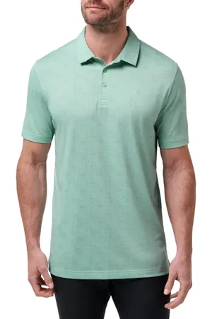Travis Mathew Acropolis Geo Print Cotton Blend Polo in at Nordstrom, Size Small