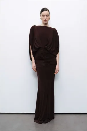 Nocturne Draped Maxi Dress in at Nordstrom, Size X-Small