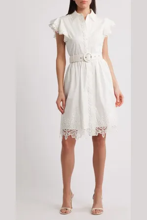 ELIE TAHARI The Sloane Fit & Flare Dress in at Nordstrom, Size 16