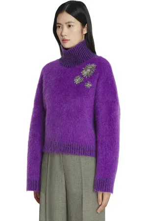 Lanvin BRUSHED MOHAIR SWEATER in at Nordstrom, Size X-Small Eu