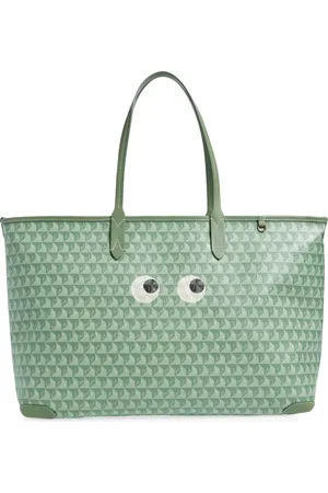 Anya Hindmarch I Am a Plastic Bag Wink Eyes Recycled Coated Canvas Tote in at Nordstrom