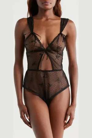 Kilo Brava Sheer Mesh Teddy in at Nordstrom, Size Small