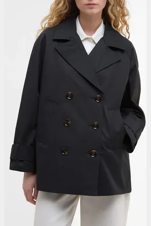 Barbour Maisy Showerproof Double Breasted Jacket in at Nordstrom, Size 6 Us