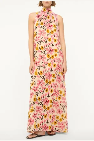 Staud Albee Floral Sleeveless Maxi Dress in at Nordstrom, Size Large