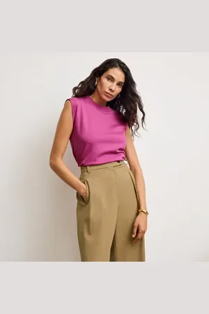 M.M.LaFleur Alina Muscle Tee - Organic Pima Cotton in at Nordstrom, Size Small