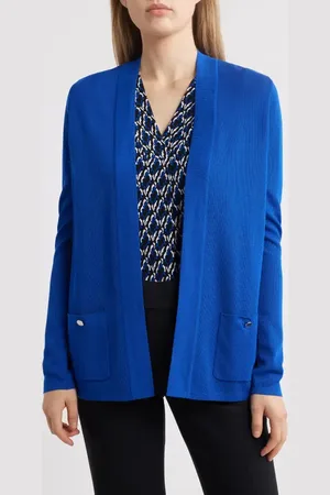 Anne Klein Malibu Open Front Cardigan in at Nordstrom, Size Medium