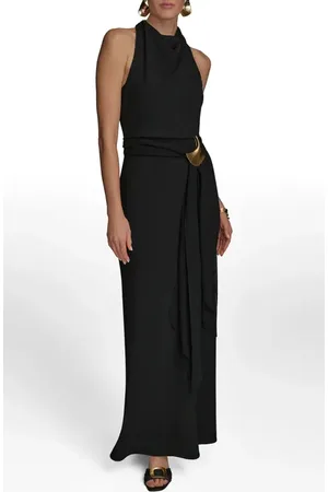 Donna Karan Crepe & Chiffon Mermaid Gown in at Nordstrom, Size 8