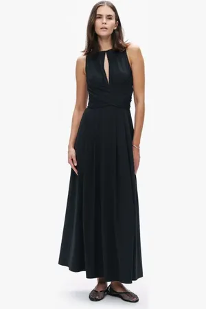 Nocturne Maxi Dress with Belt Ties in at Nordstrom, Size Medium