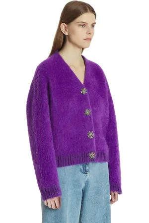 Lanvin BRUSHED MOHAIR CARDIGAN in at Nordstrom, Size Small Eu