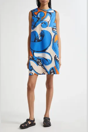 Marimekko Anemonet Eldfamn Cotton & Linen Dress in at Nordstrom, Size 10 Us