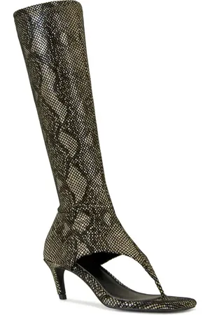 AZALEA WANG Cecile Animal Print Sandal in at Nordstrom, Size 10