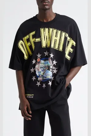 OFF-WHITE Fresco Star Oversize Graphic T-Shirt in at Nordstrom, Size Xx-Large