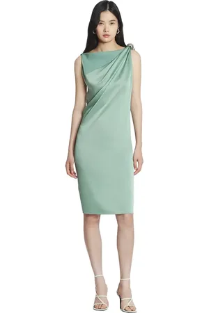 Lanvin ARP??GE RING DRAPED SATIN DRESS in at Nordstrom, Size 36 Eu