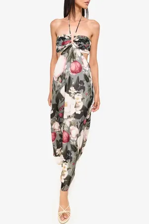 CAMI Calliope Floral Print Silk Chiffon Dress in at Nordstrom, Size Xx-Small