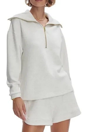 Varley Larson DoubleSoft?? Half Zip Sweatshirt in at Nordstrom, Size Small