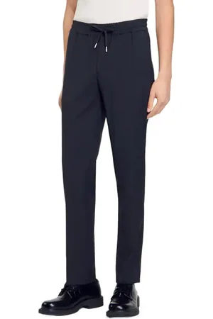 Sandro Elasticated straight-leg trousers in at Nordstrom, Size 4431 Eu