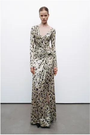Nocturne Twist Detail Maxi Dress in at Nordstrom, Size X-Small