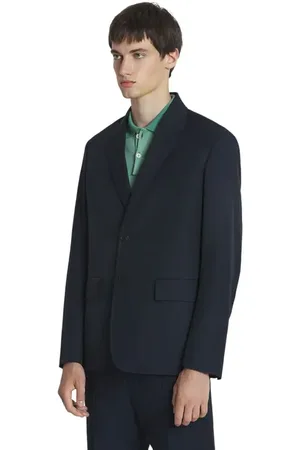 Lanvin TECHNICAL COTTON STRAIGHT FIT JACKET in at Nordstrom, Size 50 Eu
