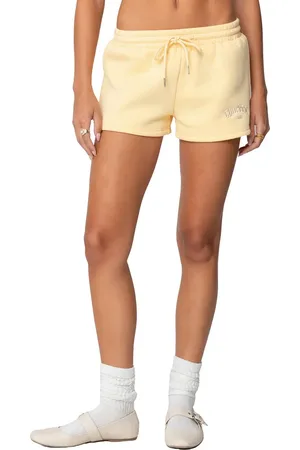 Edikted Cotton Blend Drawstring Shorts in at Nordstrom, Size Medium