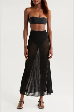 Solid The Theresa Semisheer Cover-Up Maxi Skirt in at Nordstrom, Size X-Small