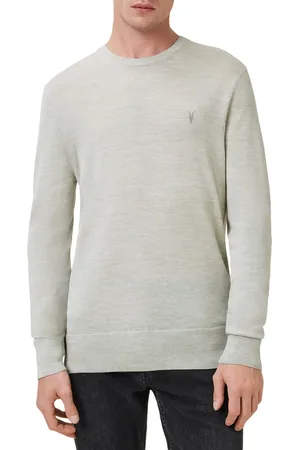 AllSaints Mode Merino Wool Crewneck Sweater in at Nordstrom, Size Xx-Large