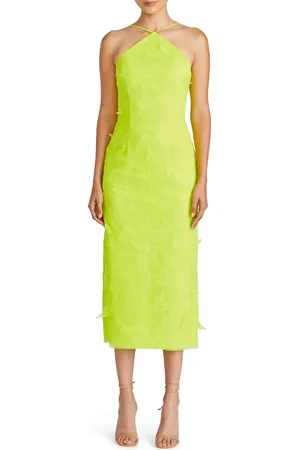 Ml Monique Lhuillier Kayla Tulle Midi Dress in at Nordstrom, Size 8