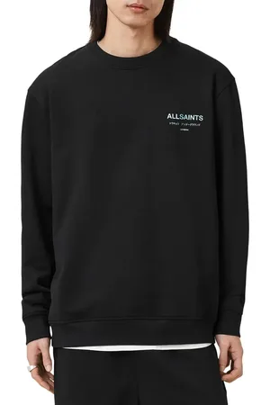 AllSaints Underground Logo Organic Cotton Graphic Sweatshirt in at Nordstrom, Size Medium