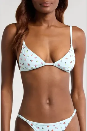 Solid Lulu Bikini Top in at Nordstrom, Size X-Small