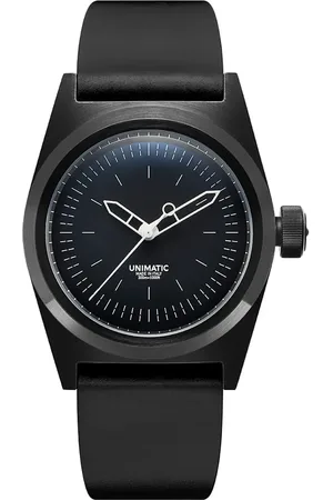 UNIMATIC Modello Due Automatic Leather Strap Field Watch, 36mm x 39mm in at Nordstrom