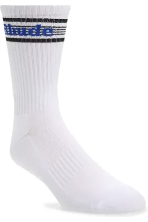 Rhude Speed Stripe Rib Crew Socks in at Nordstrom