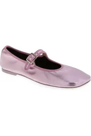 SANDY LIANG Metallic Mary Jane Ballet Flat in at Nordstrom, Size 8.5Us
