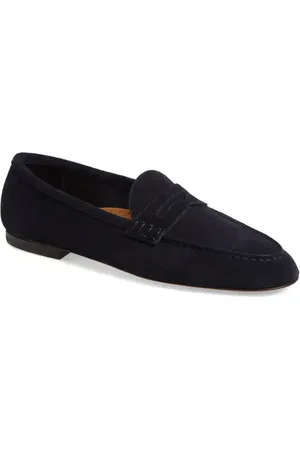 Ralph Lauren Collins Suede Penny Loafer in at Nordstrom, Size 8