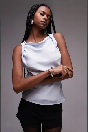 Topshop Twist Strap Sleeveless Top in at Nordstrom, Size 6 Us